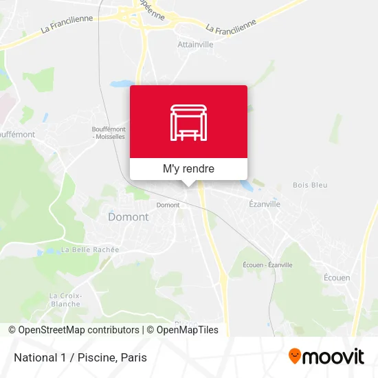 National 1 / Piscine plan