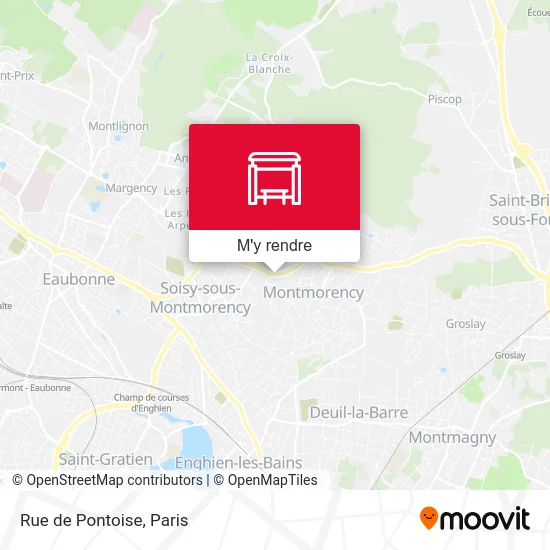 Rue de Pontoise plan