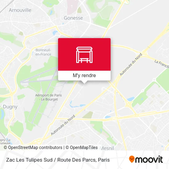 Zac Les Tulipes Sud / Route Des Parcs plan