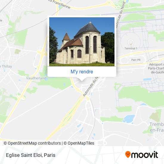 Eglise Saint Eloi plan