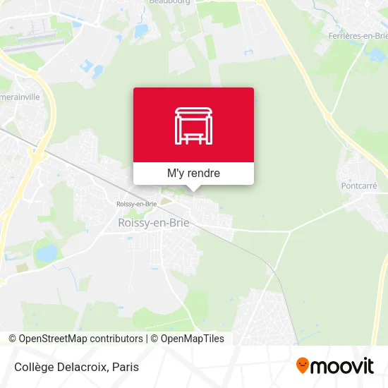 Collège Delacroix plan