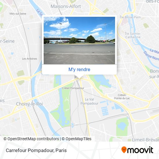 Carrefour Pompadour plan