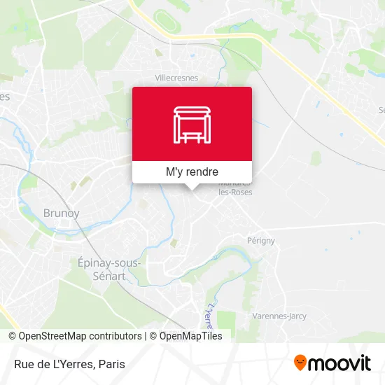 Rue de L'Yerres plan