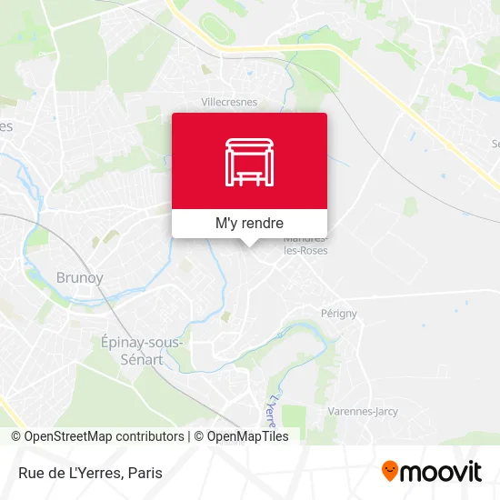 Rue de L'Yerres plan