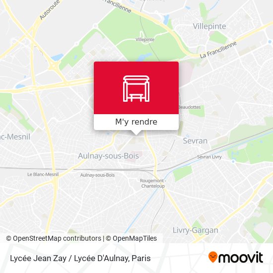 Lycée Jean Zay / Lycée D'Aulnay plan