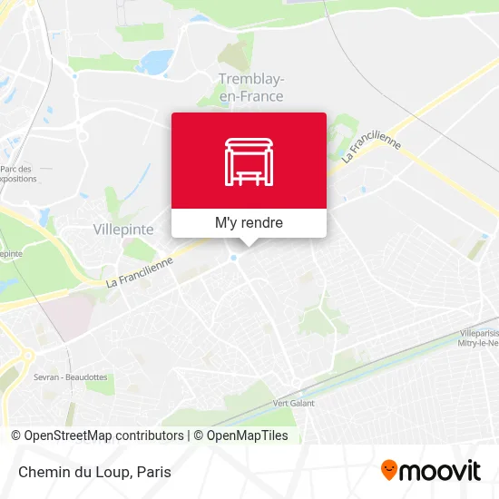 Chemin du Loup plan