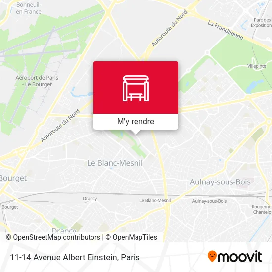 11-14 Avenue Albert Einstein plan