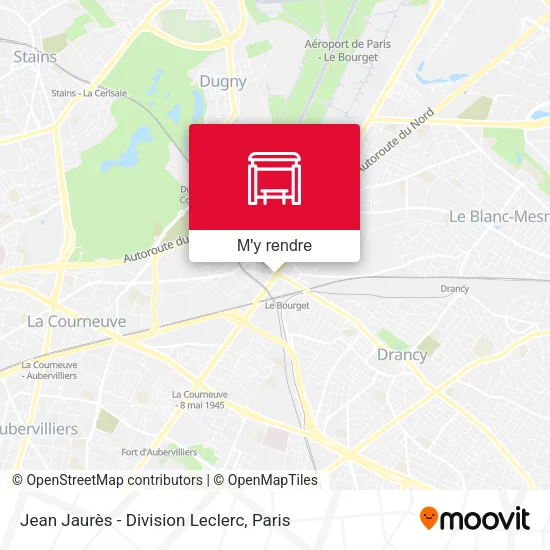 Jean Jaurès - Division Leclerc plan
