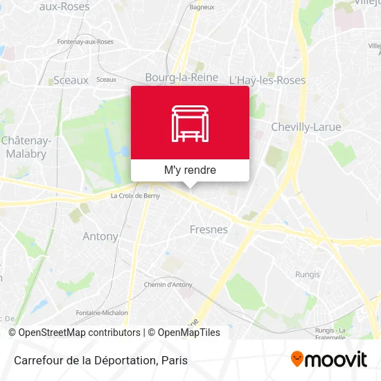 Carrefour de la Déportation plan