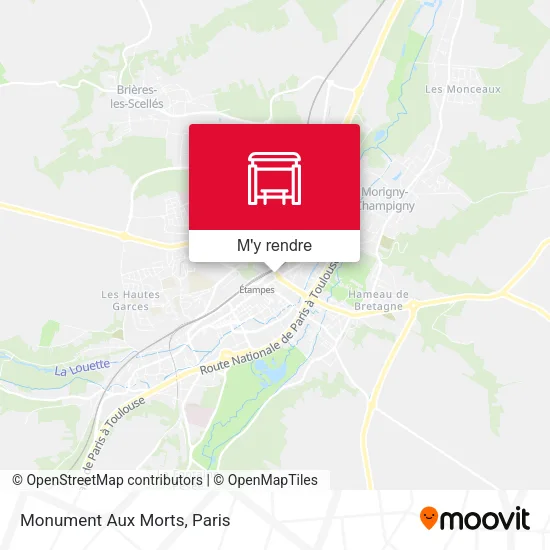 Monument Aux Morts plan