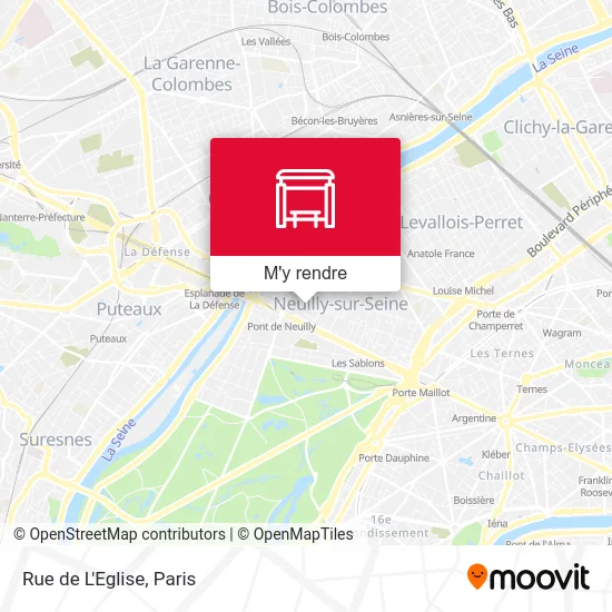 Rue de L'Eglise plan