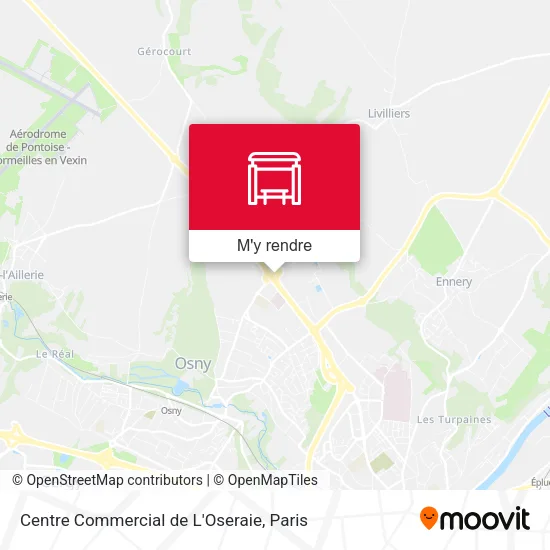 Centre Commercial de L'Oseraie plan