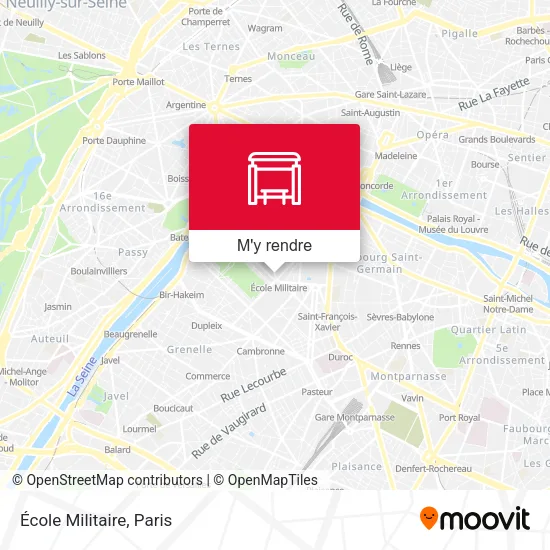 École Militaire plan