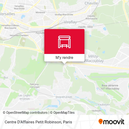 Centre D'Affaires Petit Robinson plan