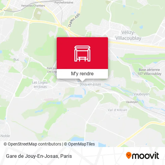 Gare de Jouy-En-Josas plan