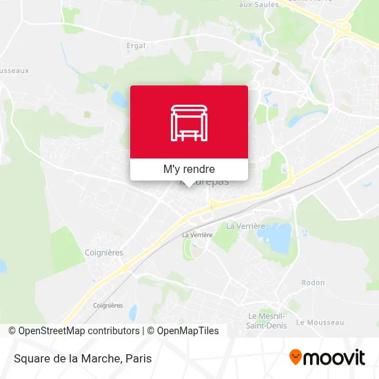 Square de la Marche plan