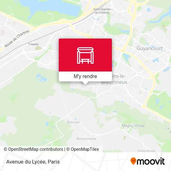 Avenue du Lycée plan