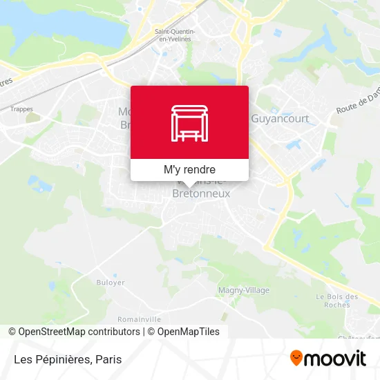 Les Pépinières plan