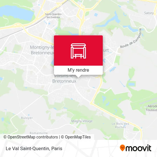 Le Val Saint-Quentin plan