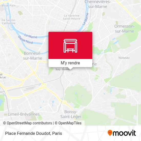 Place Fernande Doudot plan