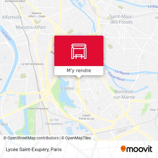 Lycée Saint-Exupéry plan