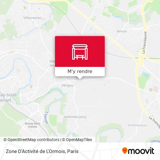 Zone D'Activité de L'Ormois plan