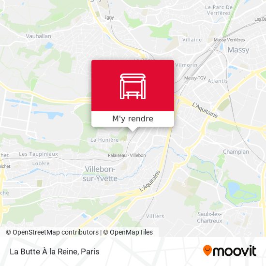 La Butte À la Reine plan