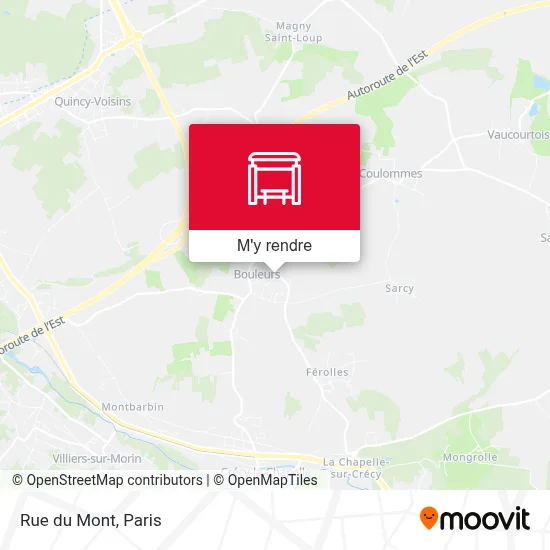 Rue du Mont plan
