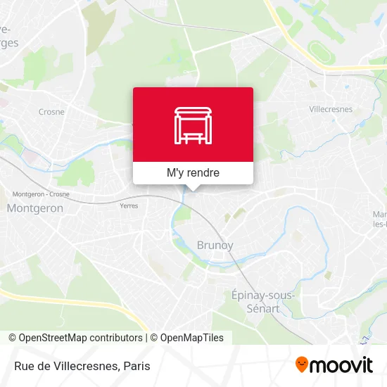 Rue de Villecresnes plan