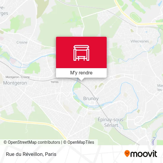 Rue du Réveillon plan