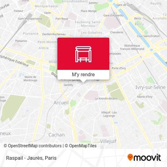 Raspail - Jaurès plan