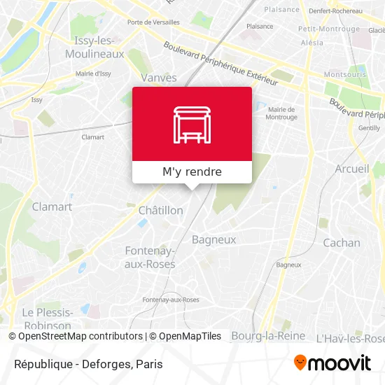 République - Deforges plan
