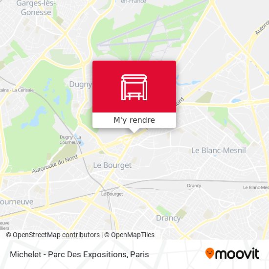 Michelet - Parc Des Expositions plan