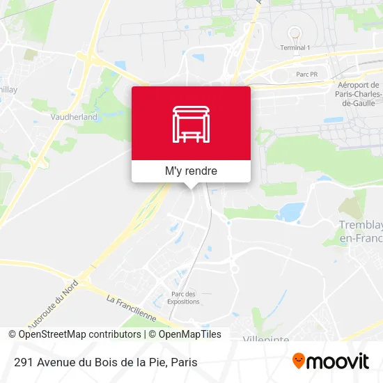 291 Avenue du Bois de la Pie plan