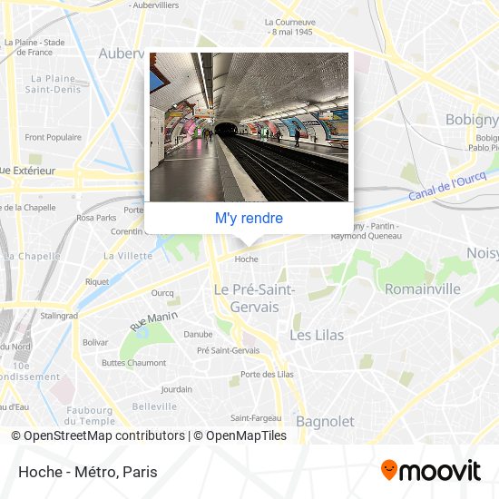 Hoche - Métro plan