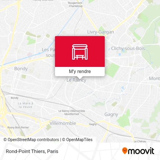 Rond-Point Thiers plan