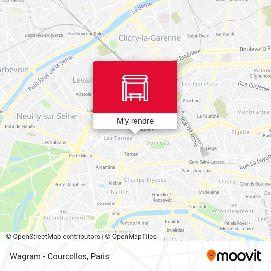 Wagram - Courcelles plan