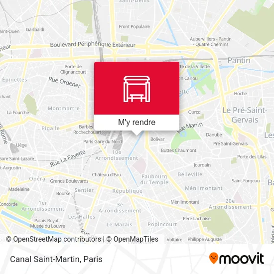 Canal Saint-Martin plan