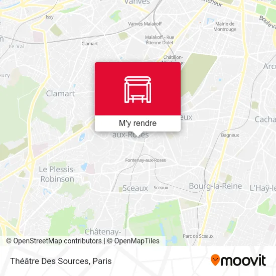 Théâtre Des Sources plan