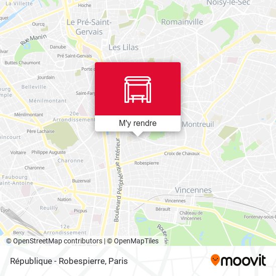 République - Robespierre plan