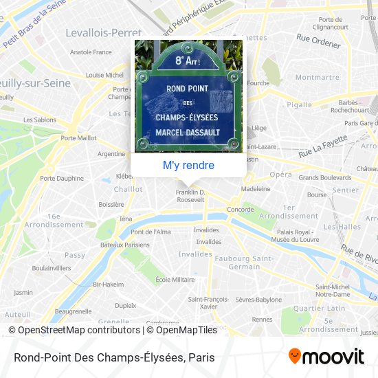 Rond-Point Des Champs-Élysées plan