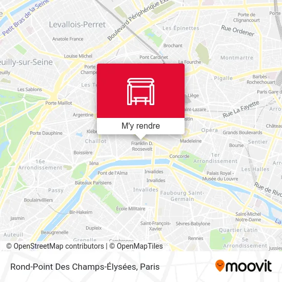 Rond-Point Des Champs-Élysées plan