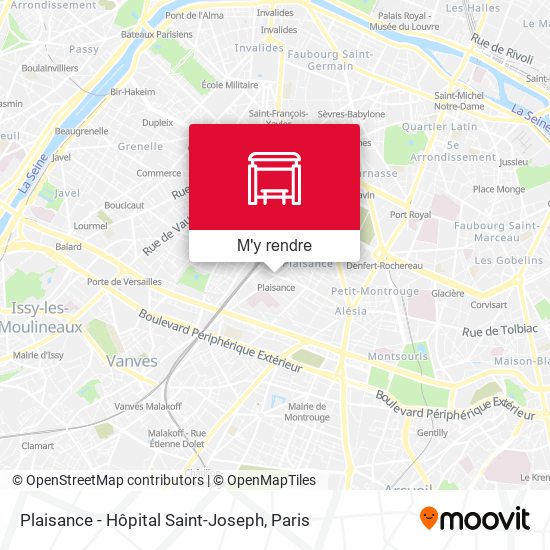 Plaisance - Hôpital Saint-Joseph plan
