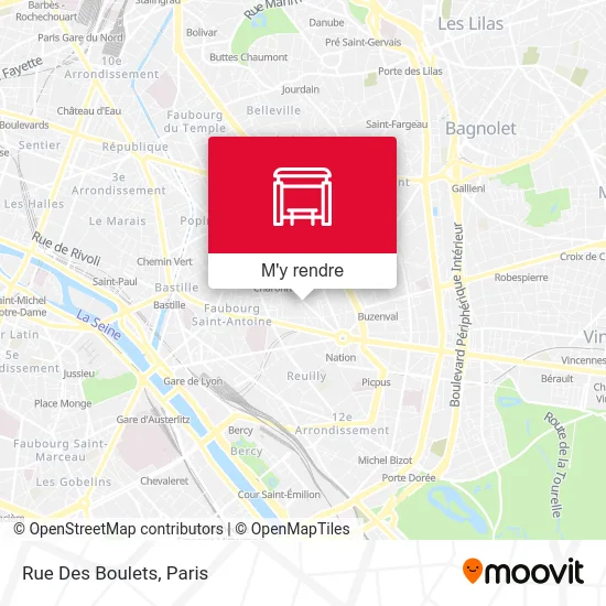 Rue Des Boulets plan