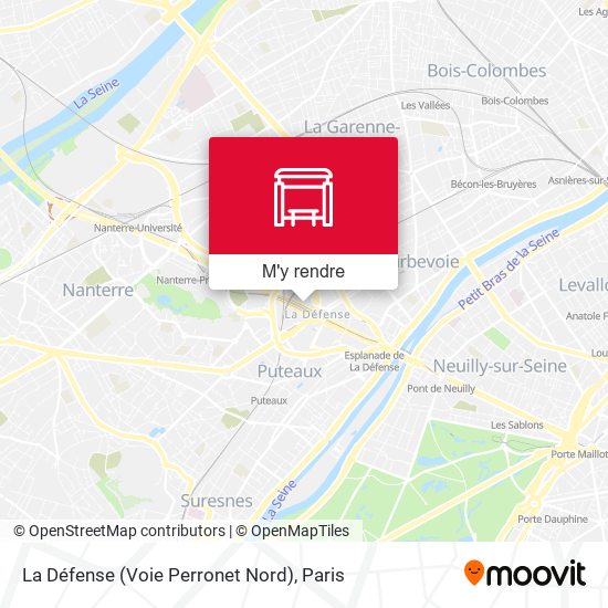 La Défense (Voie Perronet Nord) plan