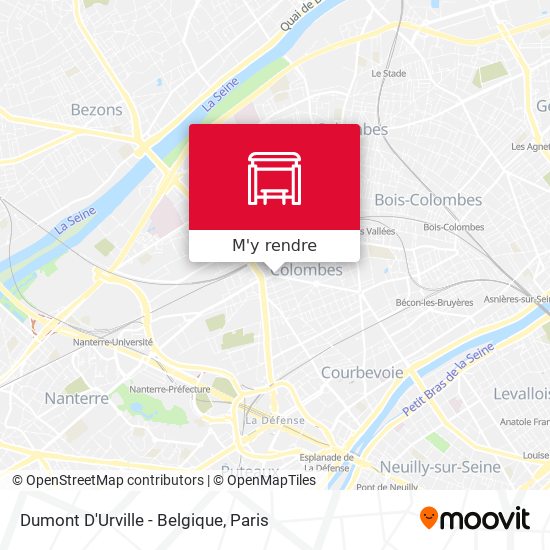 Dumont D'Urville - Belgique plan