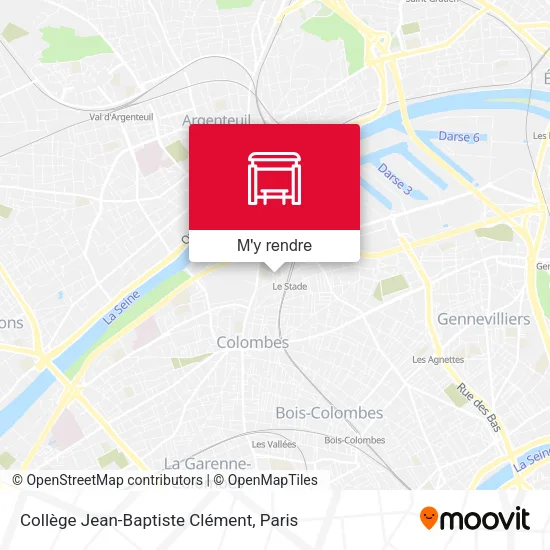 Collège Jean-Baptiste Clément plan
