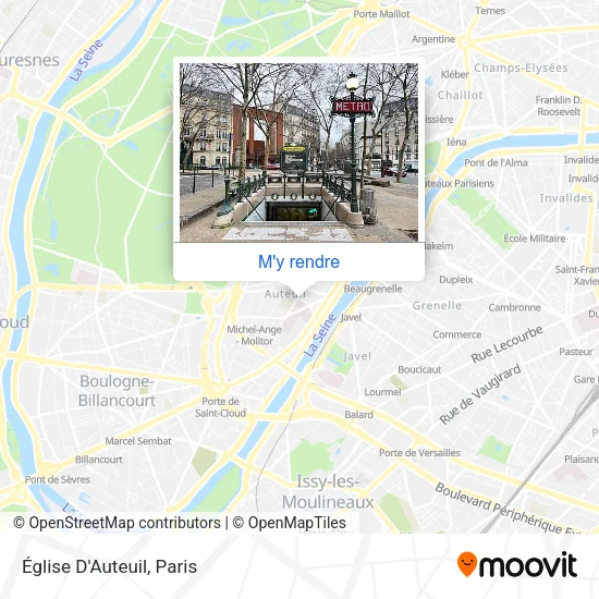 Église D'Auteuil plan