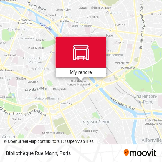 Bibliothèque Rue Mann plan