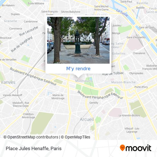 Place Jules Henaffe plan